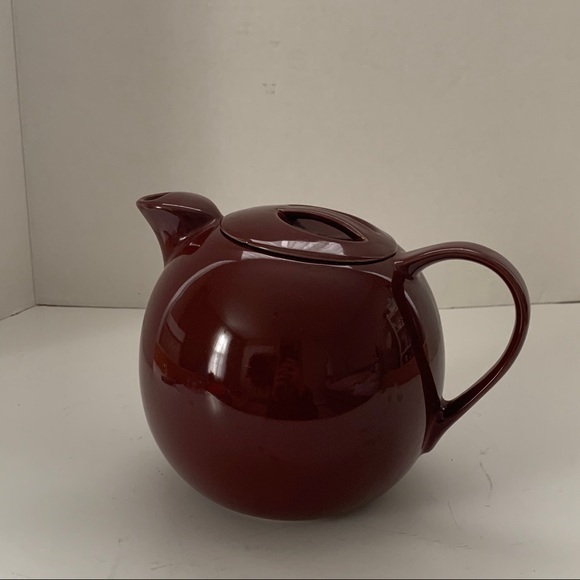 Mikasa Global Cuisine Red Teapot GC505 - Picture 1 of 10